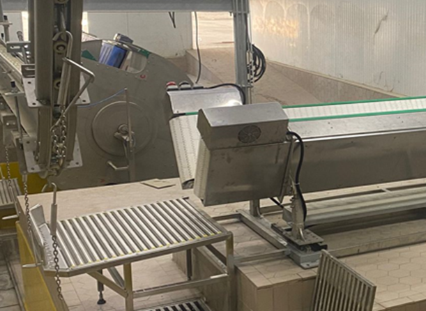 V Type Receiving Conveyor