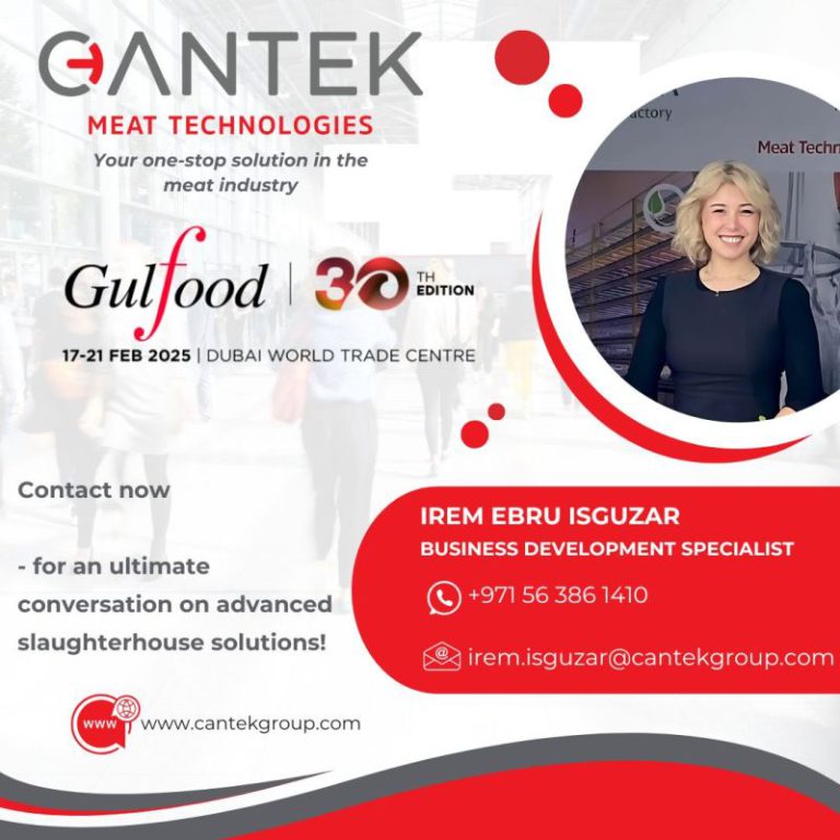 Join Cantek Meat Systems on Gulfood 2025 in Dubai!